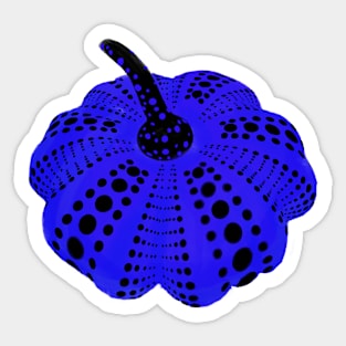 Polka Dot Pumpkin Sticker